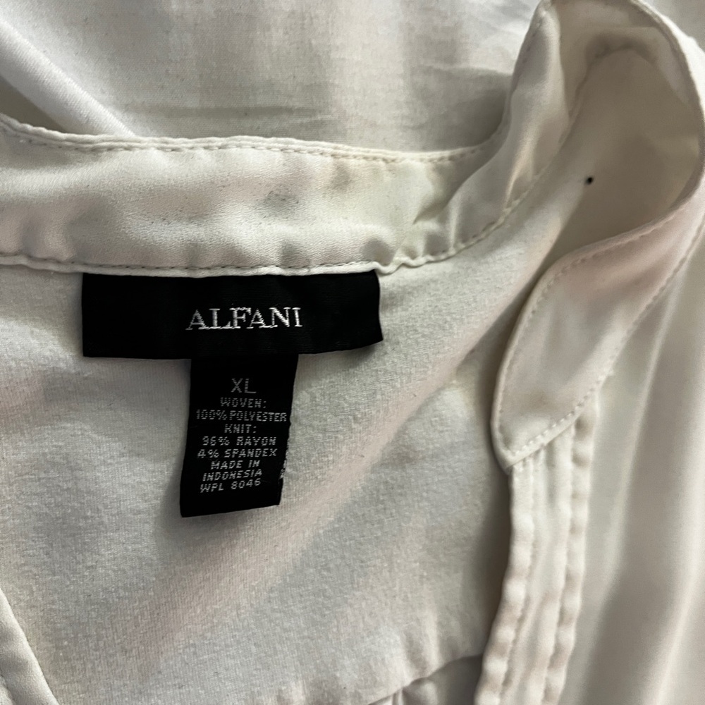 Alfani Women's Ivory Blouse